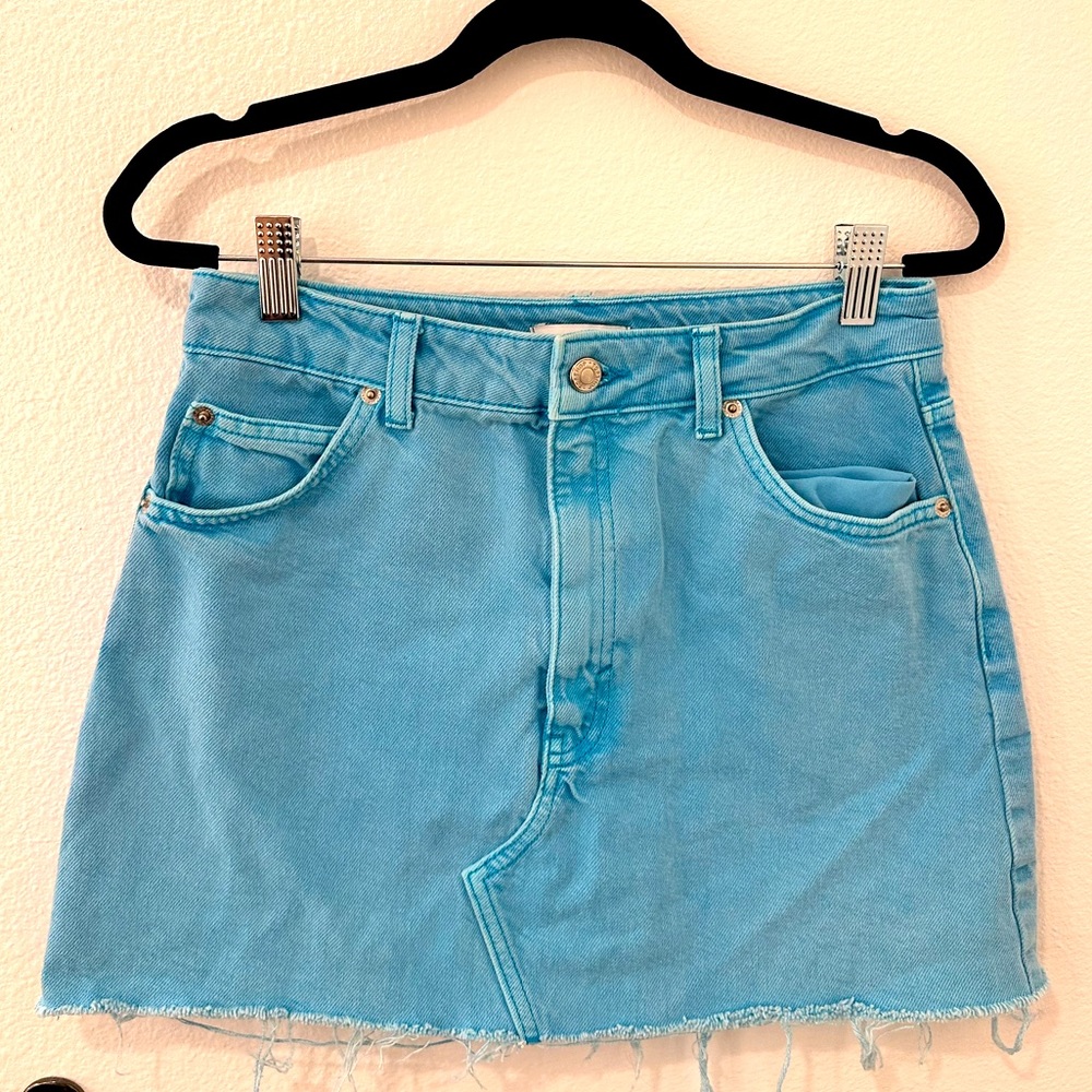 Top Shop Denim Skirt Size 6